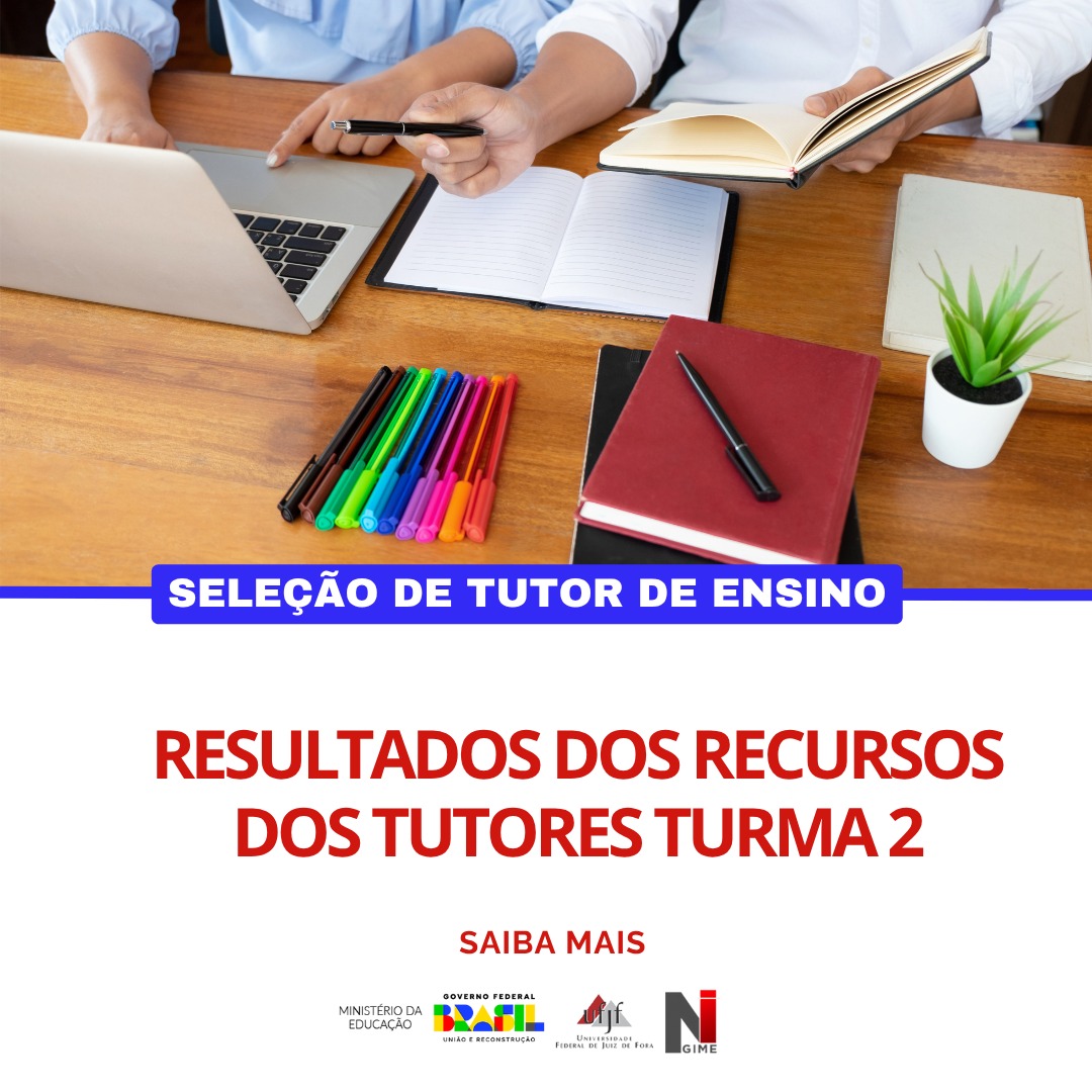 Leia mais sobre o artigo SELEÇÃO DE TUTOR – TURMAS 2 Confira o resultado dos recursos, o resultado final da fase 1 e a convocação para a entrevista