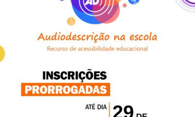 Audiodescrição na Escola – Inscrições Prorrogadas