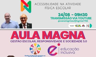 Aula Magna dos novos cursos EAD do NGIME será ministrada por renomados professores