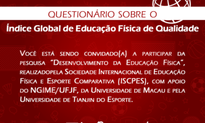 NGIME apoia pesquisa junto com outras instituições sobre a Educação Física