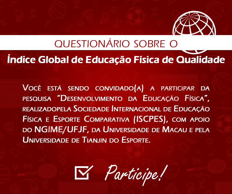 Leia mais sobre o artigo NGIME apoia pesquisa junto com outras instituições sobre a Educação Física