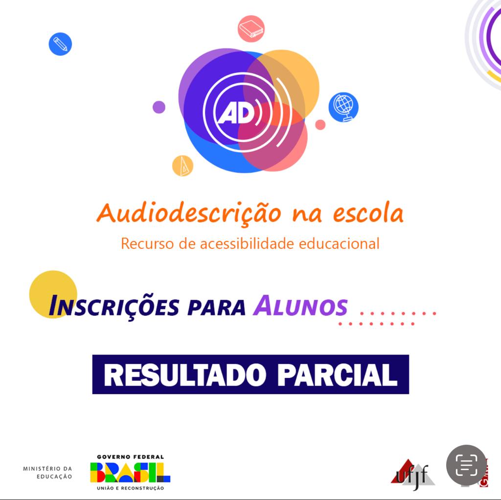 Leia mais sobre o artigo Resultado parcial para aluno do curso de APF de Audiodescrição na Escola – prazo para recurso vai até o dia 09/10