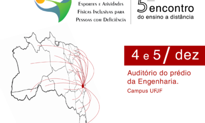 Vem aí o 5º Encontro EaD da Especialização em Esportes e Atividades Físicas Inclusivas para Pessoas com Deficiência