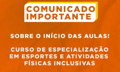 Comunicado Importante sobre o Início das Aulas!