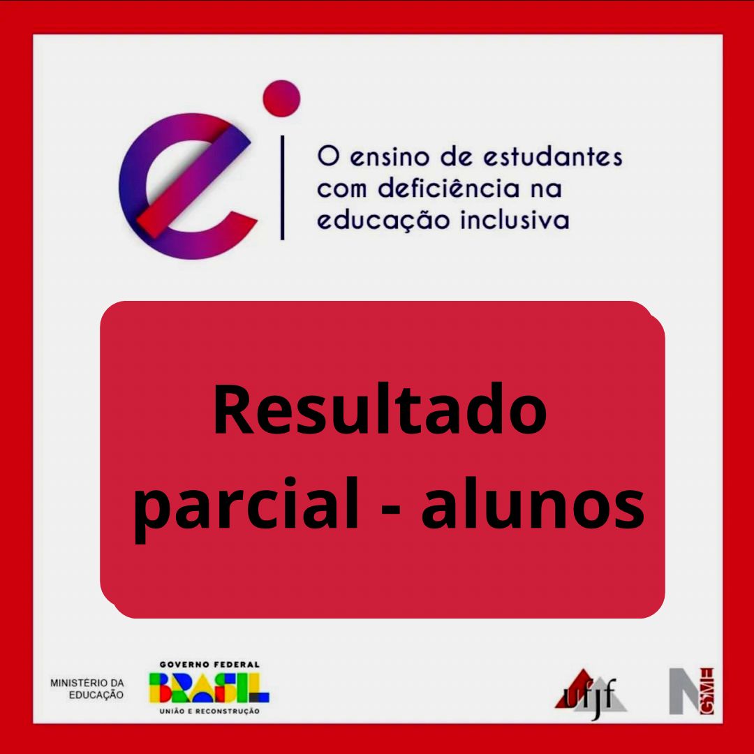 Leia mais sobre o artigo Resultado parcial do edital 05/23 de alunos para o curso de apf em “O Ensino de Estudantes com Deficiência na Educação”